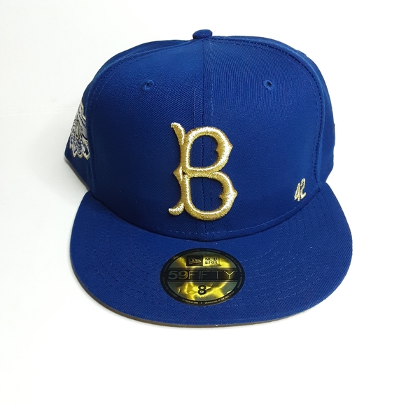 New Era x Lids HD Brooklyn Dodgers Thank You Jackie 2.0 59FIFTY Fitted Cap - Picture 4 of 11